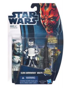 2012 Clone Wars Carded Clone Commander Wolffe 