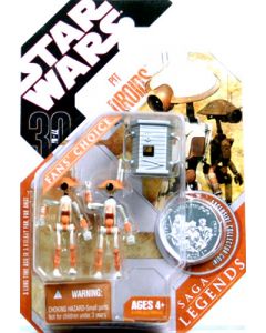 30th Anniversary Carded Saga Legends Pit Droids (orange/white)