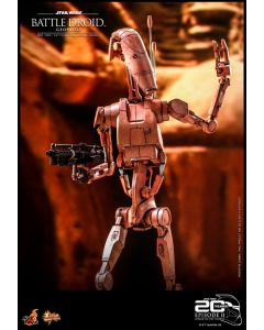 Sideshow Star Wars 12" Hot Toys Boxed Battle Droid (Geonosis/Ep2) (MMS649)