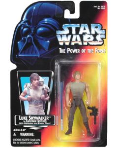 Star Wars POTF2 Red Card Luke Skywalker (Dagobah) (short saber)