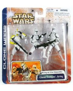 Clone Wars Multi-Pack Carded Clone Trooper Army (Yellow Clone Trooper)