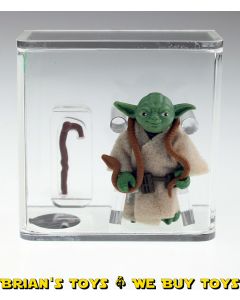 Vintage Kenner Loose Star Wars ESB Yoda Brown Snake/Dark Green Action Figure AFA 85 NM+ #11263625