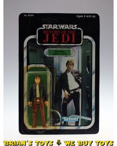 Vintage Kenner Star Wars ROTJ Carded Han Solo Bespin Action Figure C6 (Bubble Crack)