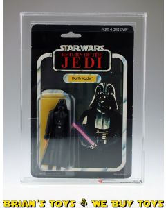 Vintage 1983 Palitoy Star Wars ROTJ 65 Back-D Darth Vader Carded Action Figure AFA 80 NM (C80 B85 F80) #11901672