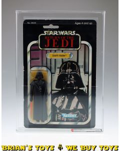 Vintage 1984 Kenner Star Wars ROTJ 77 Back-A Darth Vader Made in Mexico Carded Action Figure AFA 75+ EX+/NM (C75 B80 F85) #12545759