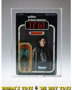 Vintage 1983 Kenner Star Wars ROTJ 65 Back-B Lando Calrissian Carded Action Figure AFA 70+ Y-EX+ (C70 B80 F85) #19288314