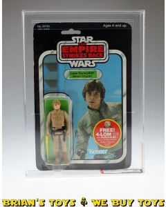 Vintage Kenner Star Wars Carded ESB 47 Back Luke (Bespin Fatigues) Action Figure AFA 70 EX+ (C70 B70 F70) #14352152