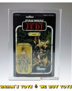 Vintage Kenner Star Wars Carded ROTJ 77 Back-A Teebo Action Figure AFA 80 Y-NM (C80 B80 F85) #16952916