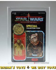 Vintage Kenner Star Wars Carded POTF 92 Back Warok Action Figure AFA 75+ Y-EX+/NM (C75 B85 F85) #11895203