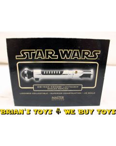 Star Wars Master Replicas .45 Scaled Replica Lightsaber Obi-Wan Kenobi AOTC Gold