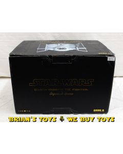 Star Wars Code 3 Official DieCast Replica Darth Vader's TIE Fighter (Ep4/Signature Series) #407/500 (Broken Base)