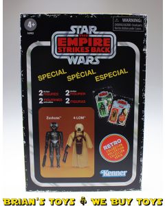 Star Wars The Retro Collection 3-3/4" Carded Zuckuss/4-LOM 2-Pack