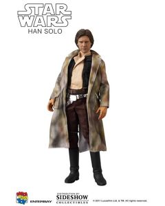 Star Wars Sideshow Collectible 12" Ultimate Han Solo Figure Medicom Toy Enterbay