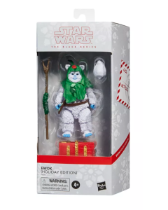 Star Wars The Black Series Boxed 6" Ewok (Holiday Edition)