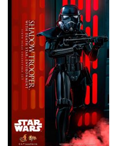 Sideshow Star Wars Hot Toys 12" Boxed Shadow Trooper with Death Star Environment (MMS737)