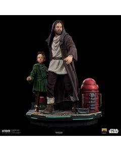 Star Wars Sideshow Iron Studios Obi-Wan and Young Leia Deluxe Art Scale 1/10 Statue