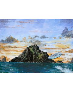 Licensed Artwork "The Search For Skywalker" - Giclee on Canvas- (by Kim Gromoll)