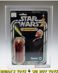 Vintage Kenner Star Wars Carded 12 Back-C Ben (Obi-Wan) Kenobi White Hair Action Figure AFA 75+ EX+/NM (C75 B85 F85) #11110694