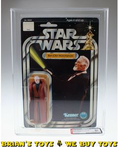 Vintage Kenner Star Wars Carded 12 Back-A Ben (Obi-Wan) Kenobi Action Figure AFA 80 NM (C80 B80 F80) #11150625