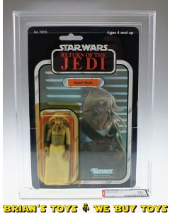 Vintage Kenner Star Wars Carded ROTJ 77 Back-A Squid Head Action Figure AFA 80+ Y-NM (C80 B85 F90) #11133888