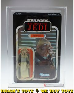 Vintage Kenner Star Wars Carded ROTJ 65 Back-A Squid Head Action Figure AFA 80 Y-NM (C80 B85 F85) #11147704