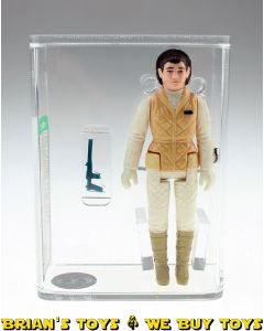 Vintage Kenner Star Wars Loose ESB Leia Organa (Hoth Outfit) Action Figure AFA 75 EX+/NM #11757486