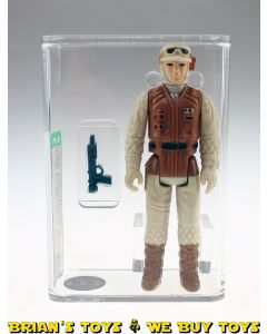 Vintage Kenner Star Wars Loose HK ESB Rebel Soldier (Hoth Gear) Action Figure AFA 80+ NM #13932394