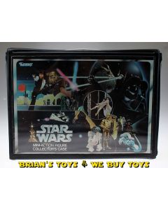 Vintage Star Wars Loose SW Vinyl Case (No Insert / Decals Applied) Green Mole C8.5 