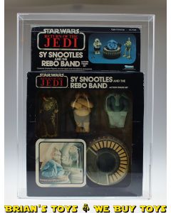 Vintage Kenner Star Wars Boxed ROTJ 77 Back Sy Snootles & Rebo Band AFA 75+ Y-EX+/NM #13227250