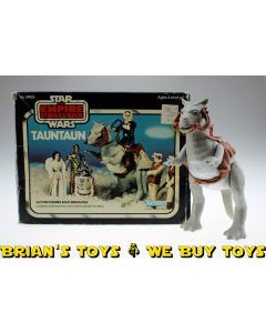 Vintage Kenner Star Wars Beasts Boxed TaunTaun (Solid Belly) C8.5 (With C5 Box; No PoP)