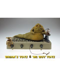 Vintage Kenner Star Wars Playset Loose Jabba the Hutt Throne Room C7 (Missing Bowl; Jabba's Arms are Loose)