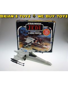 Vintage Kenner Star Wars Vehicles Boxed Battle Damaged X-Wing C8 (with C7 box; missing decals) 