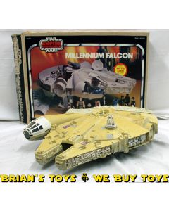 Vintage Kenner Star Wars Vehicle Boxed Millennium Falcon C4 (with C5 ESB Box; Heavily Yellowed)