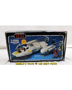 Vintage Kenner Star Wars Vehicles Boxed Y-Wing C7 (C6 Box; Missing Bomb; Not Original Landing Gear Switch; Landing Gear Doesn't Work)