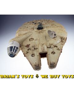 Vintage Kenner Star Wars Vehicle Loose Millennium Falcon C3 (missing 1 strut, jedi training remote &  most decals)