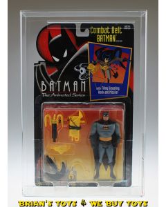 Kenner Batman the Animated Series 1/10 Back Combat Belt Batman Figure AFA 75 Y-EX+/NM (C75 B85 F85) #11076933