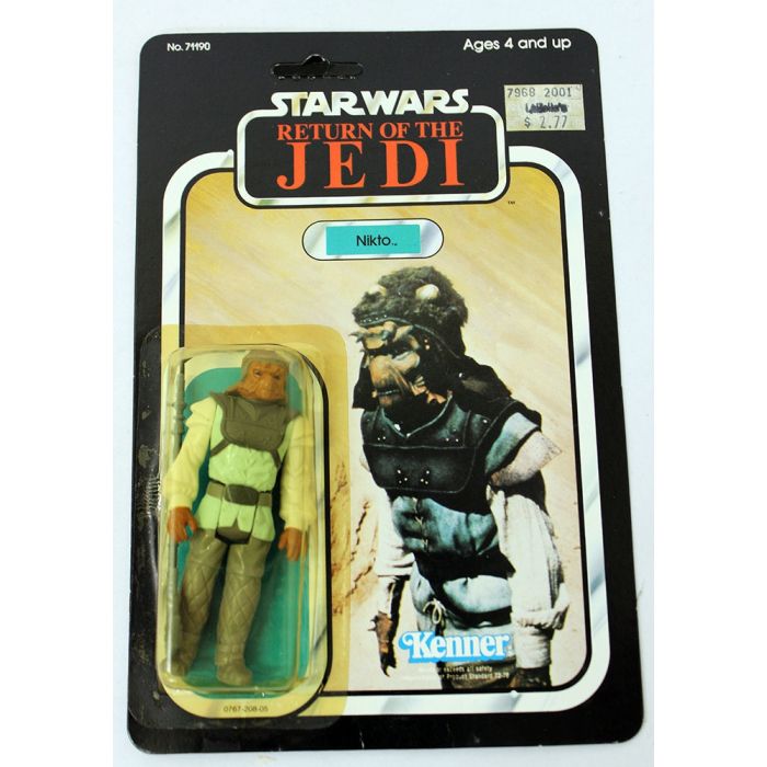 Star Wars Vintage Action Figure Rotj Carded Nikto Afa Graded Kenner Brian S Toys Brian S Toys