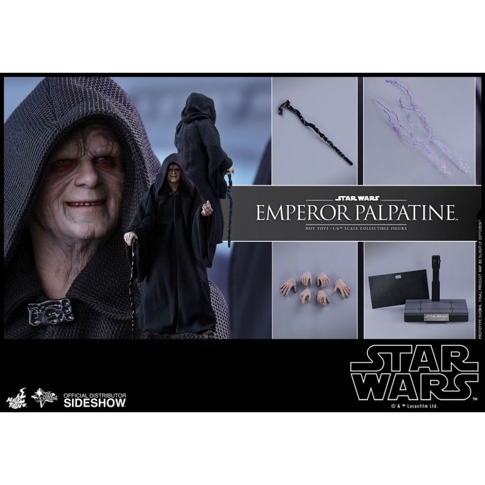 SW Emperor Palpatine 1/6 scale Fig Hot Toys Brian's Toys