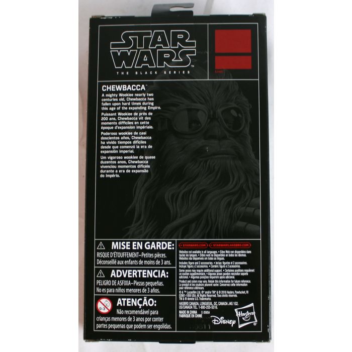 Chewbacca black deals series 6 inch