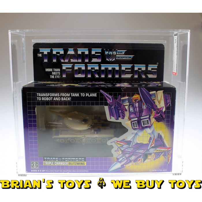 Hasbro Transformers Series 2 Triple Changer Blitzwing AFA 80+ NM (B80 ...