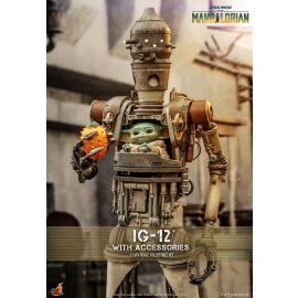 Sideshow Star Wars Hot Toys 12" Boxed IG-12 with Accessories (TMS105)