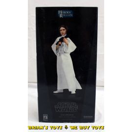 Sideshow  Star Wars 12" Princess Leia ANH Heroes of the Rebellion (Mint)