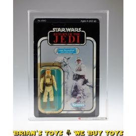 Vintage 1984 Kenner Star Wars ROTJ 77 Back-A Luke (Hoth Battle Gear) Carded Action Figure AFA 60 Y-EX (C60 B60 F80) #12970526
