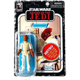 Star Wars The Retro Collection ROTJ 3-3/4" Carded Admiral Ackbar Action Figure