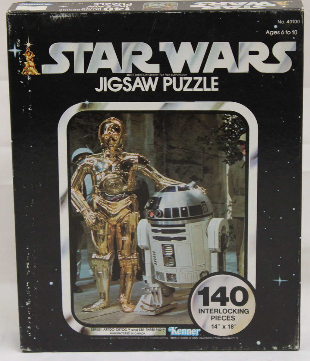 Vintage Star Wars 140pc Puzzle Boxed R2 D2 And C 3po Misb C8 Ebay